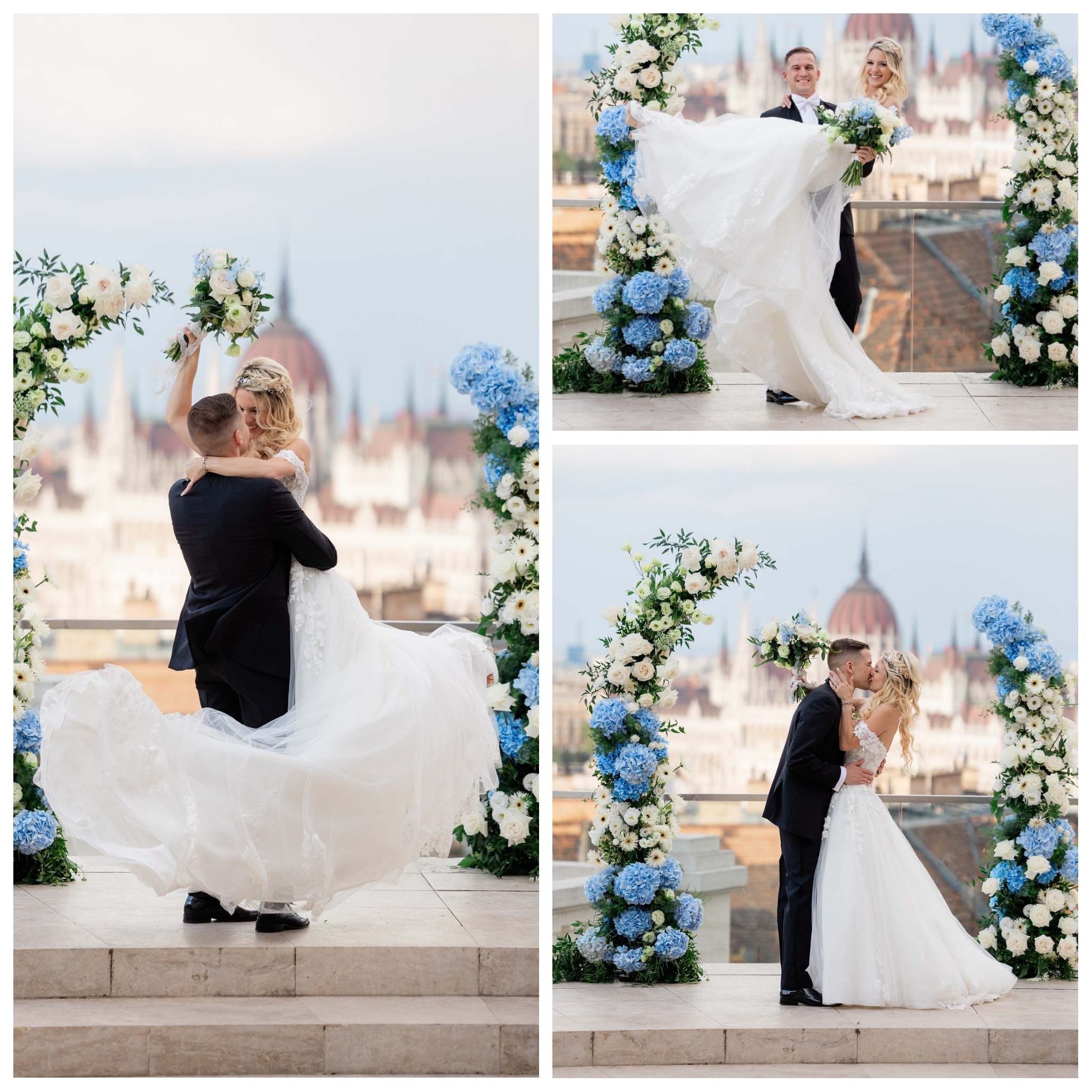 Aranyb&aacute;stya (Golden Bastion) wedding venue panorama Budapest.